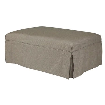 Benson Slipcover Cocktail Ottoman